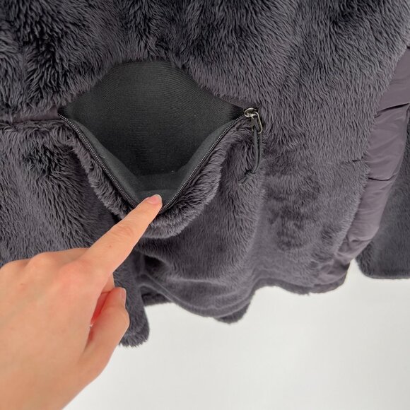 The North Face Size Large‎ Osito Sport Hybrid 1/4 Zip Soft Fleece Jacket Coat - Picture 4 of 13